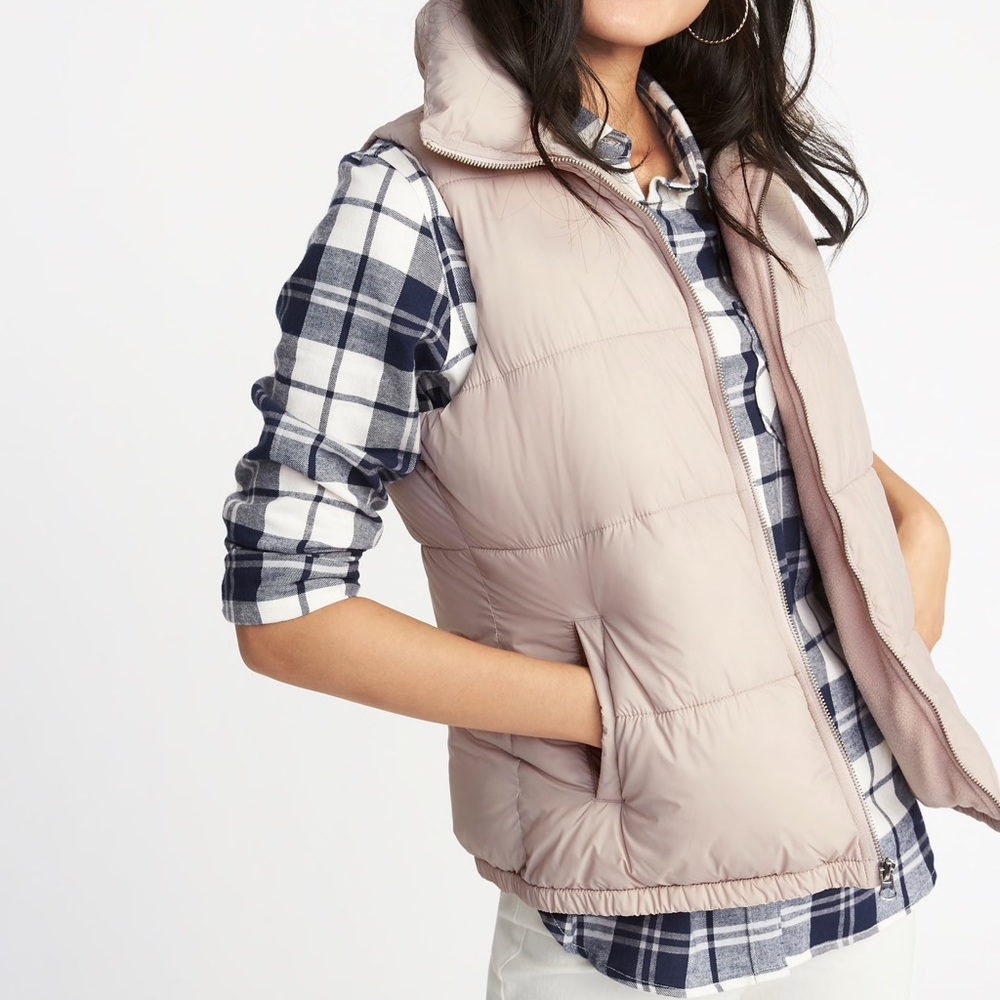 Light Pink Puffer Vest
